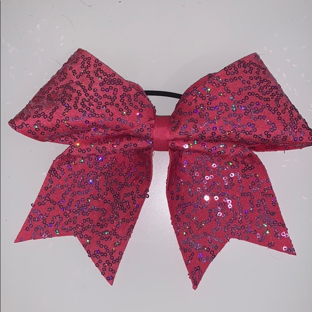VARSITY Pink Cheerleading Bow